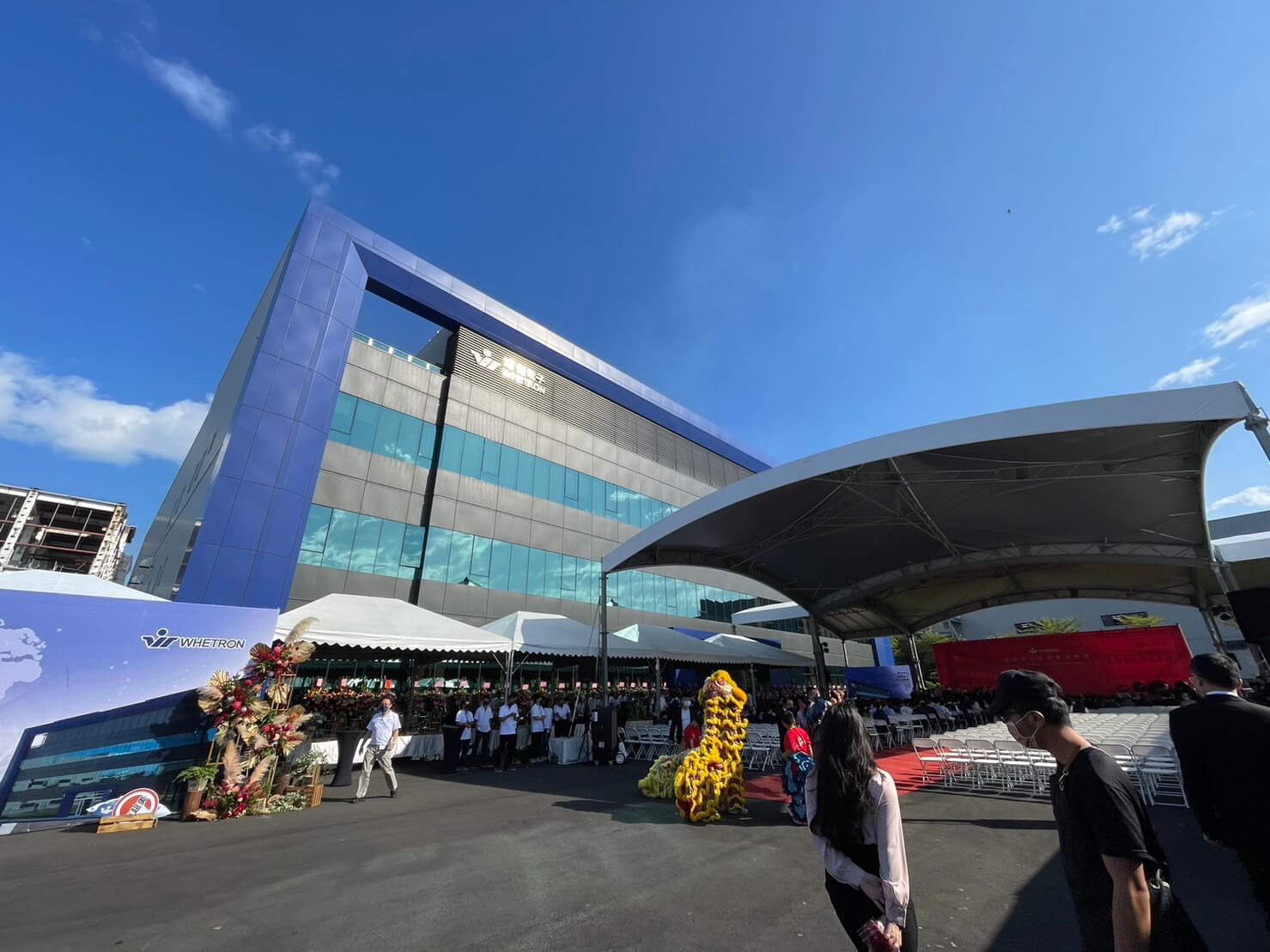 輝創電子新建廠房圖片